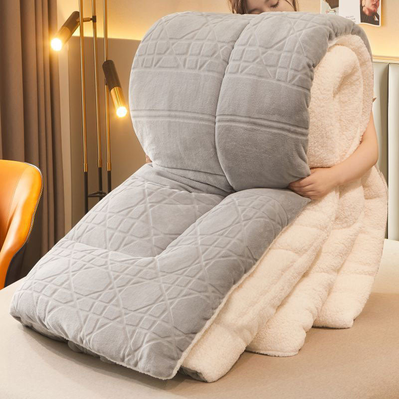 Thick Warm Plush Fleece Blanket