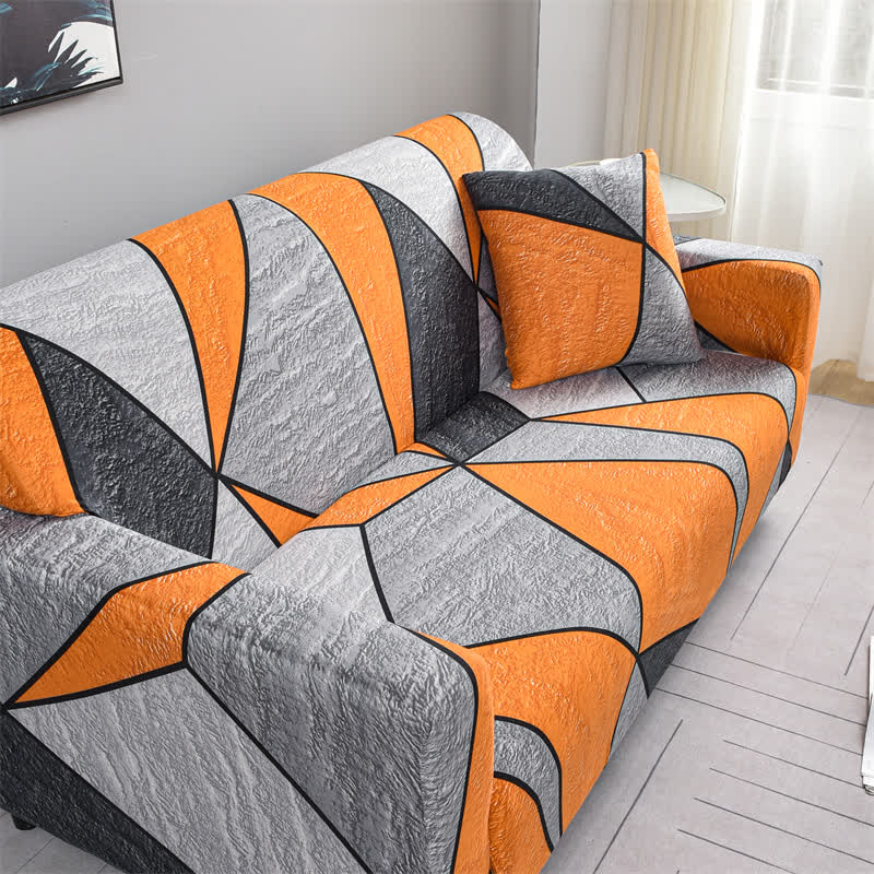 Elastic Modern Geometric Soft Sofa Cover