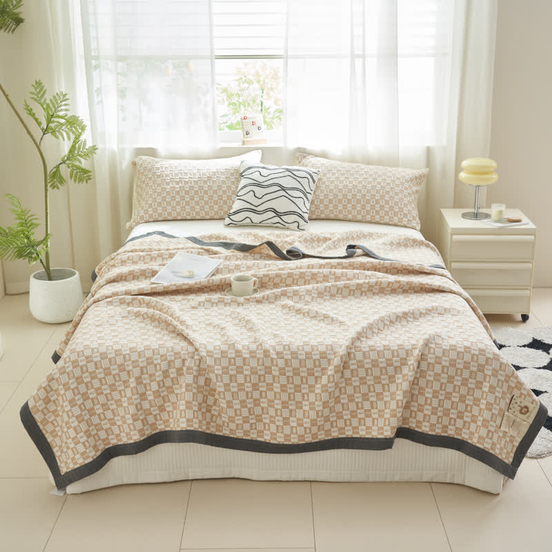 Cotton Gauze Breathable Summer Reversible Quilt