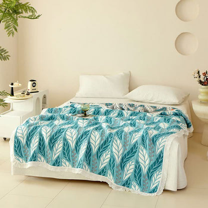 Lush Leaf Bamboo Fiber Breathable Quilt