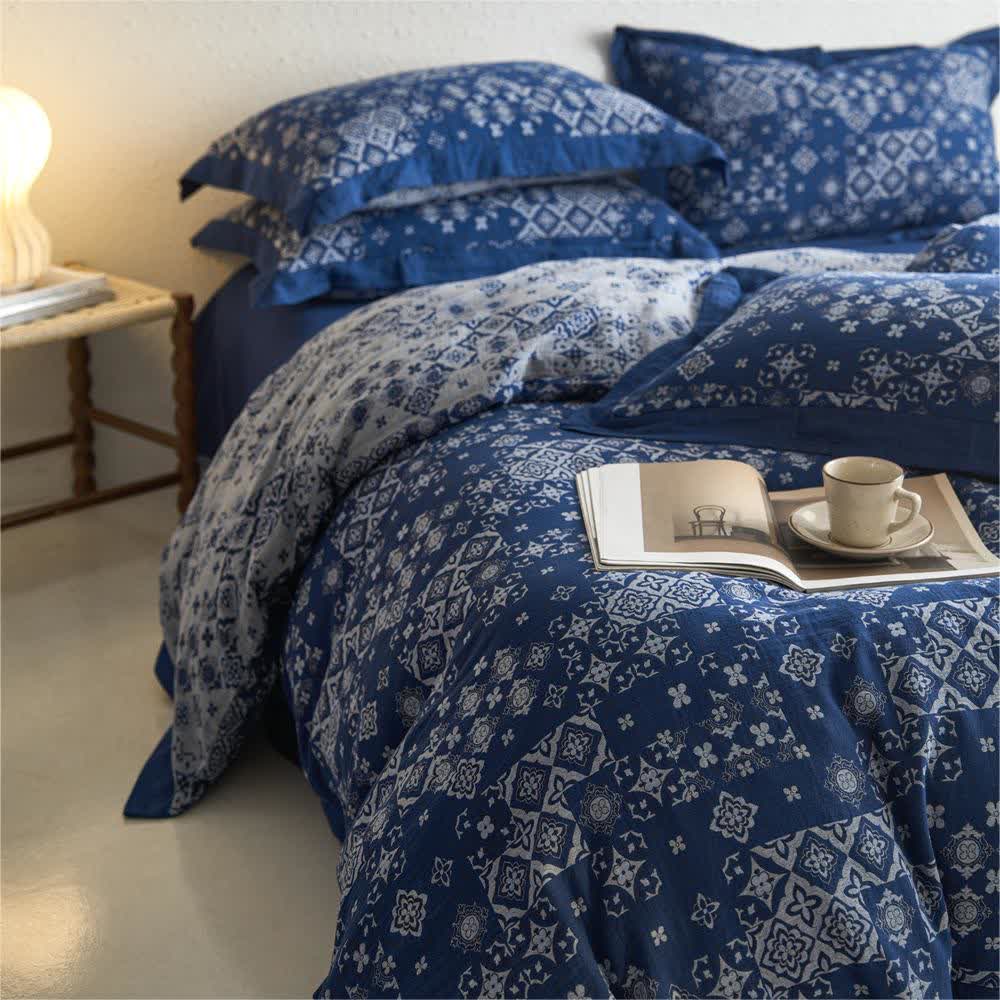 Pure Cotton Vintage Gauze Bedding Set (4PCS)