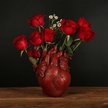 Artificial Heart Shape Flower Vase