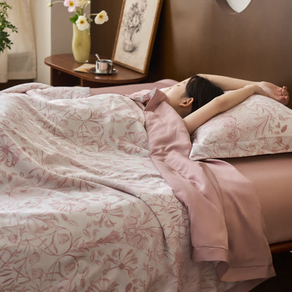 Elegant Floral Soft Lyocell Sateen Bedding