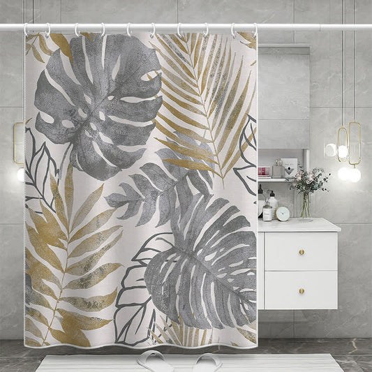 Pastoral Monstera Deliciosa Anti-mildew Shower Curtain