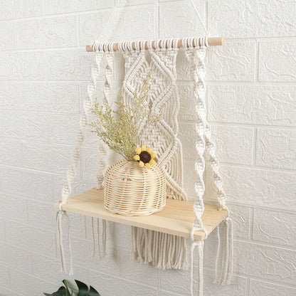 Ownkoti Hand Woven Cotton Tapestry Plant Holder