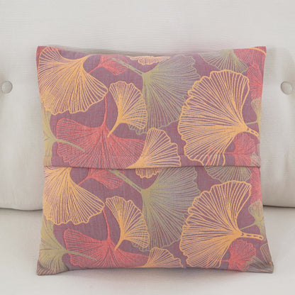 Yarn-dyed Ginkgo Leaf Cotton Gauze Pillowcases(2PCS)