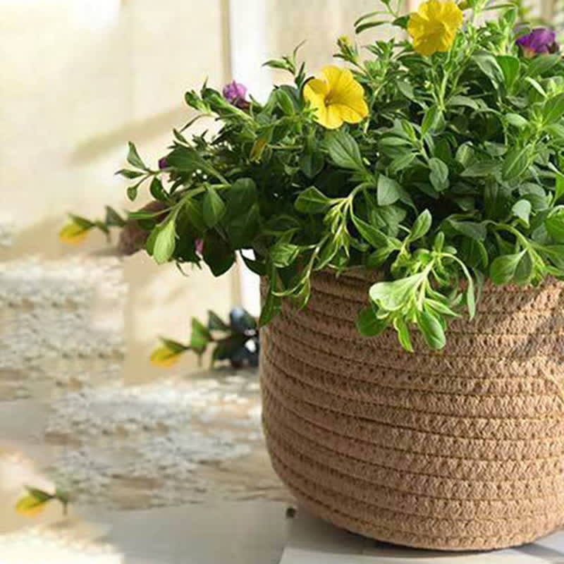 Hanging Plant Basket Woven Plant Hanger