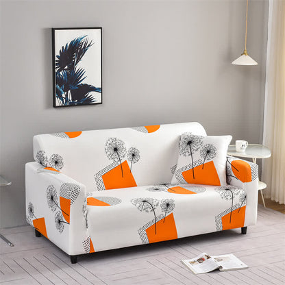 Geometry Dandelion Stretchable Sofa Slipcover