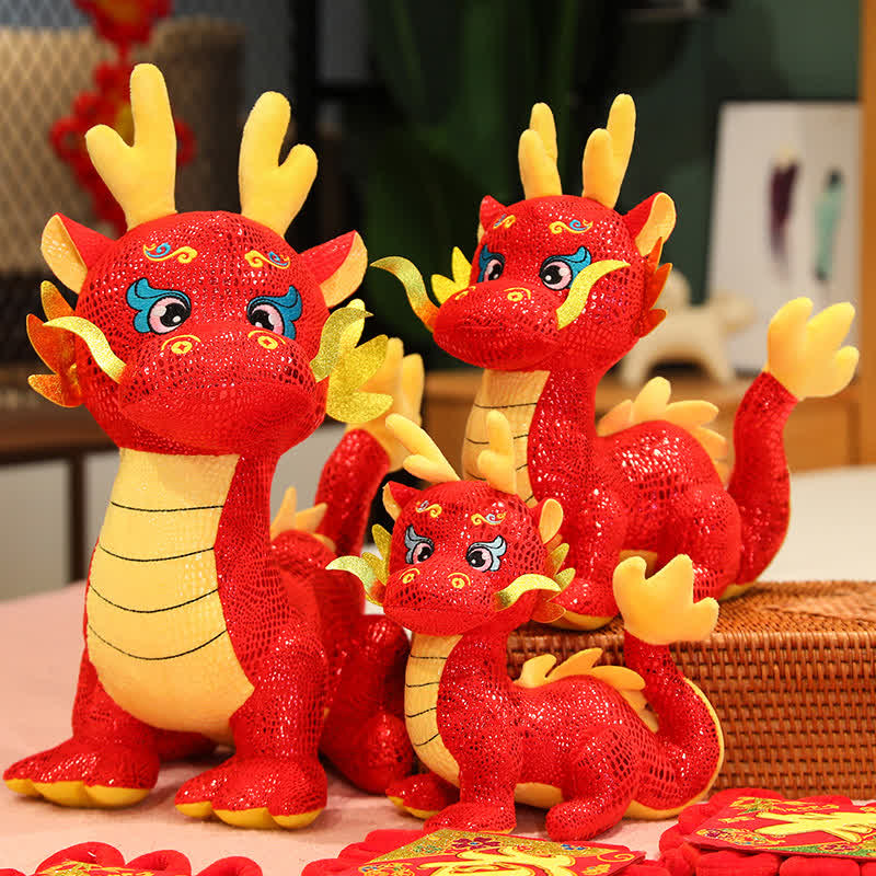 Cute Kirin Dragon Plush Toy Ornament