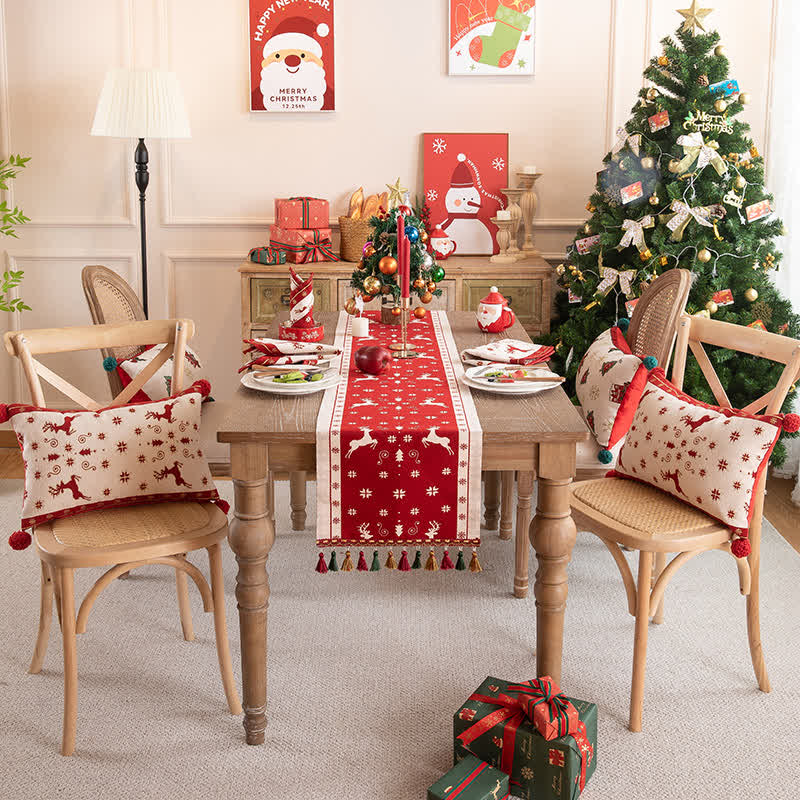 Luxurious Christmas Home Decor Table Runner