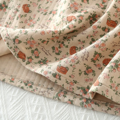 Vintage Rose Garden Cotton Loungewear Set