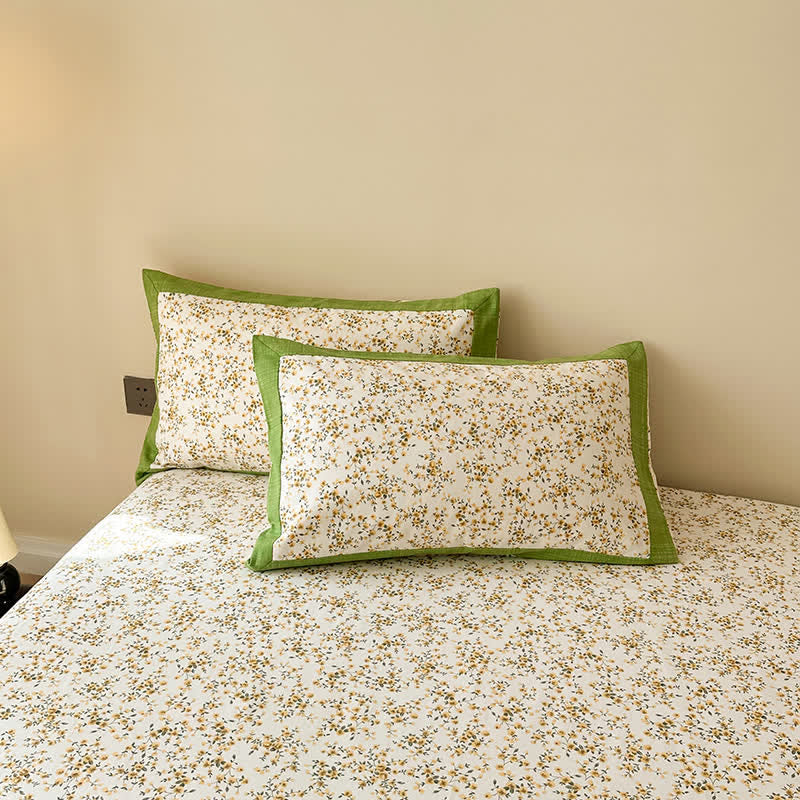 Pure Cotton Elegant Floral Breathable Coverlet