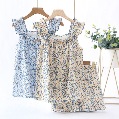 Pastoral Cotton Gauze Cami Pajama Set