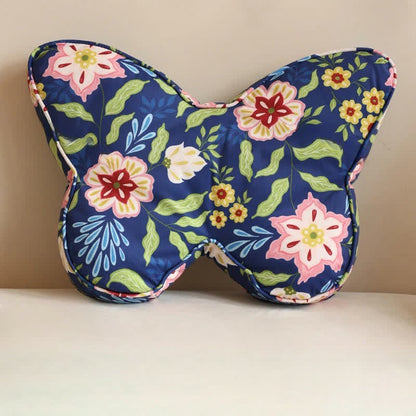 Pastoral Butterfly Shape Soft Lumbar Pillow