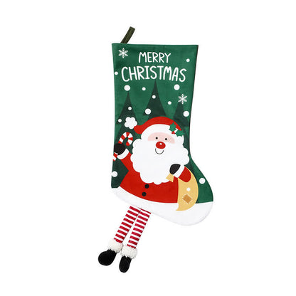 Cute "MERRY CHRISTMAS" Decorative Hanging Stocking