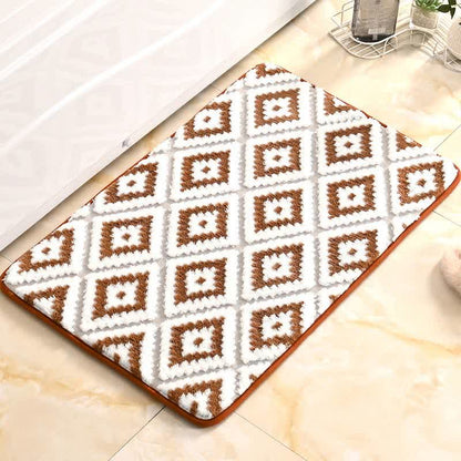 Diamond Lattice Soft Non-slip Bath Mat