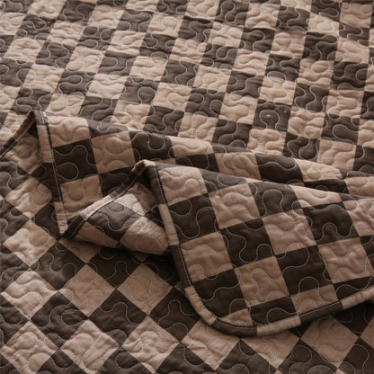 Checkerboard Pure Cotton Quilted Bedding