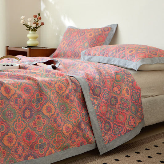 Pure Cotton Vintage Jacquard Comfy Quilt