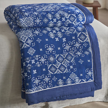 Retro Jacquard Pure Cotton Gauze Soft Quilt