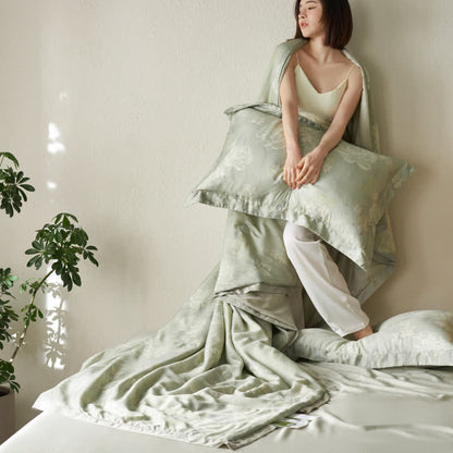 Pastoral Lotus Summer Breathable Bedding