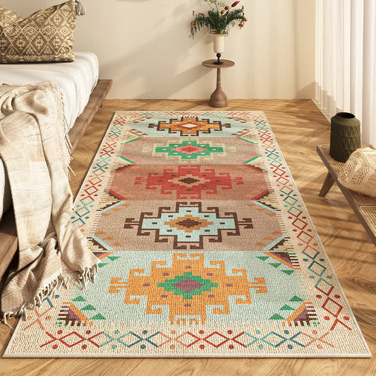 Bohemian Afghan Kilim Anti-slip Runner Rug