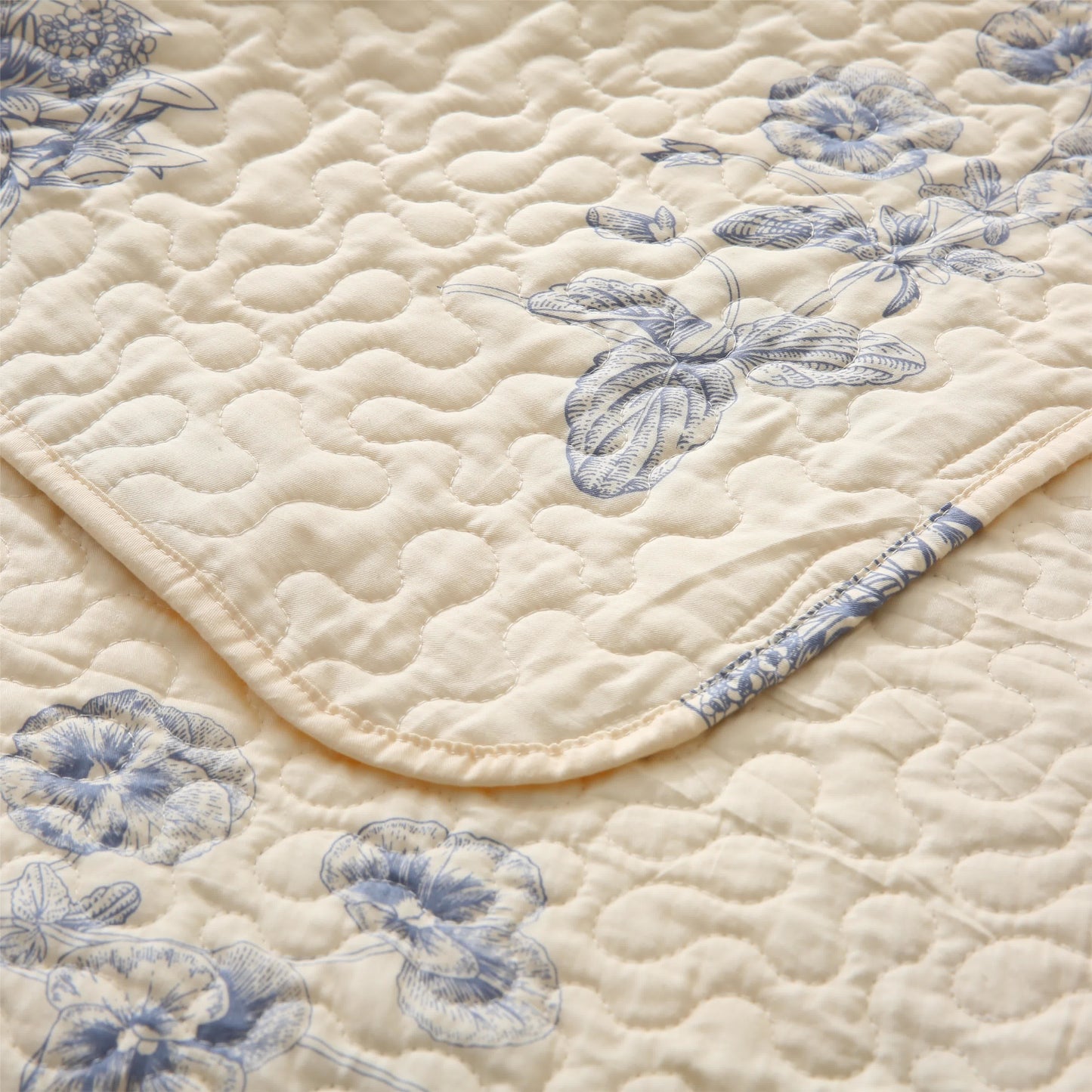 Morning Glory Quilted Cotton Bedding