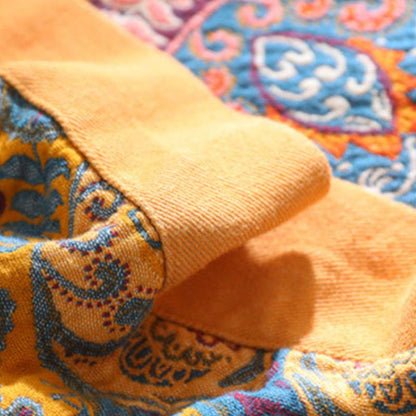 Dark Orange Comfy Reversible Cotton Quilt - image 7