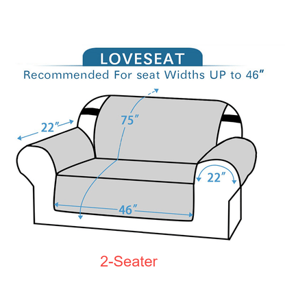 Waterproof Couch Cover with Elastic Straps