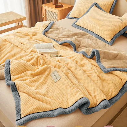 Solid Color Soft Fleece Blanket