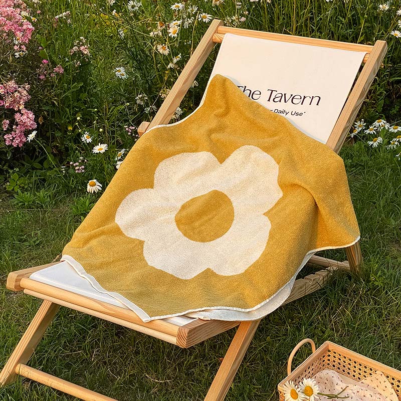 Flower Breathable Cotton Soft Towel