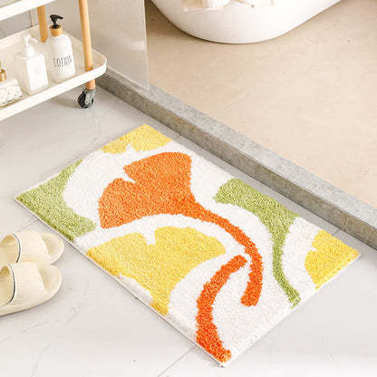 Ginkgo Leaf Water Absorbent Bath Mat