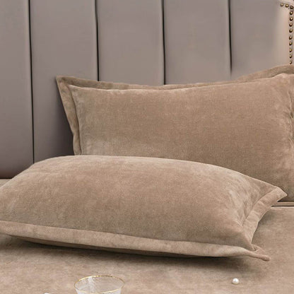 Solid Color Velvety Decorative  Pillowcases