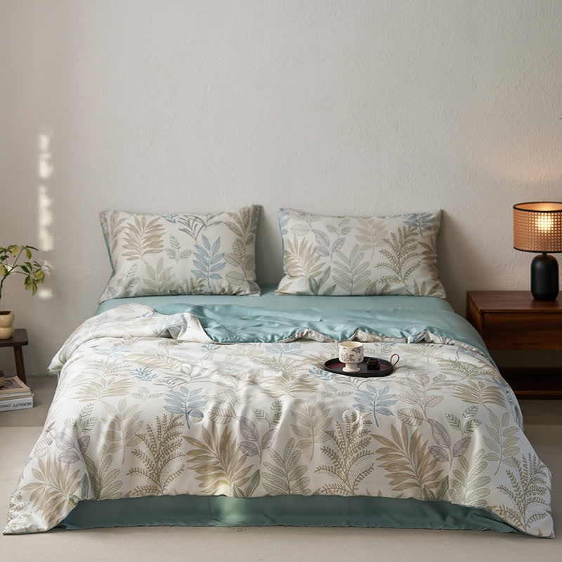 Luxurious Leaf Lyocell Fiber Summer Bedding