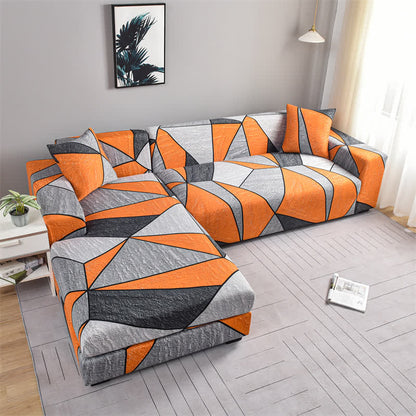 Elastic Modern Geometric Soft Sofa Cover